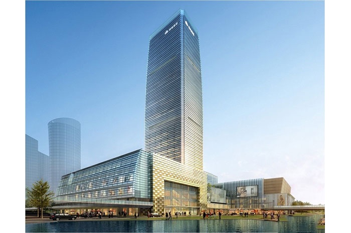广州白云绿地中心拥有一栋超高层塔楼(定位为5a超甲级国际化写字楼)